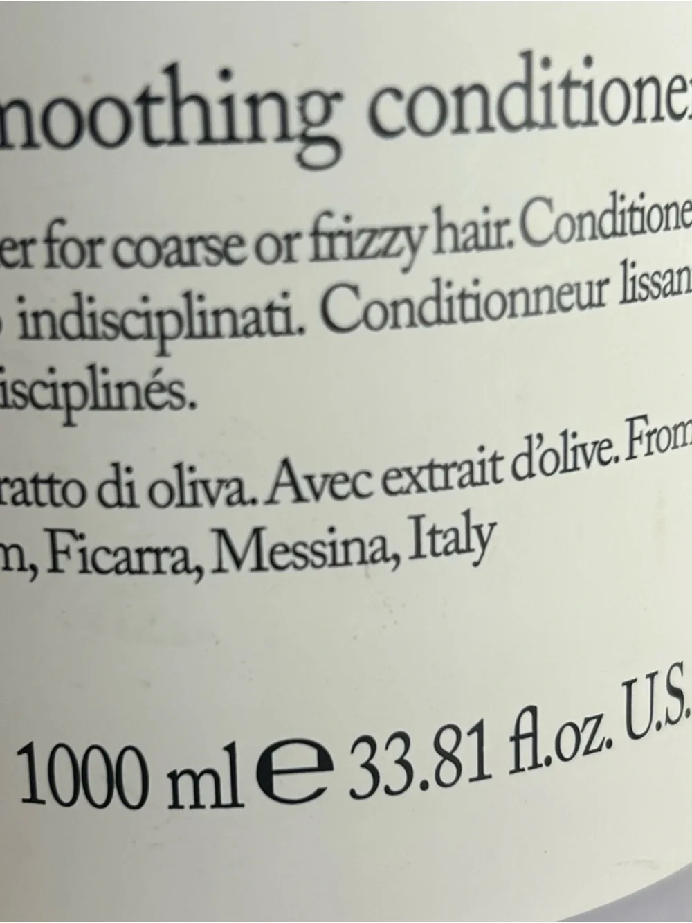 Davines one litter “LOVE” smoothing conditioner.